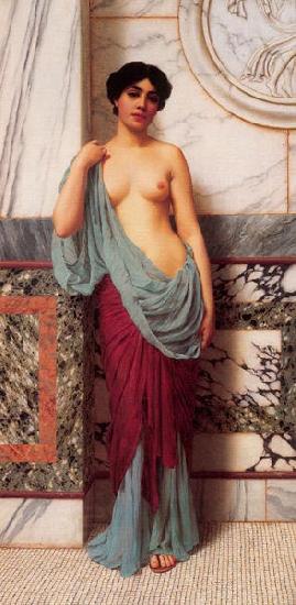 John William Godward At the Thermae oil painting picture